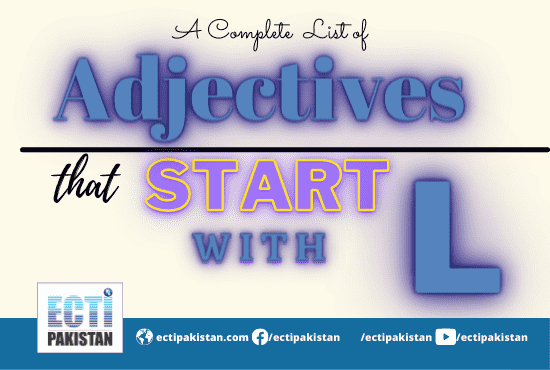 Adjectives Start With L