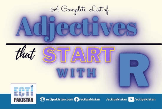 Adjectives Start With R