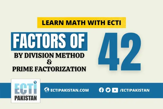 ECTI Pakistan - Factors of 42
