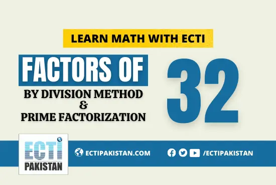 ECTI Pakistan - factors of 32