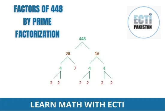 ECTI Pakistan - Factors of 448