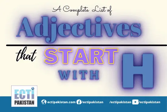 ECTI Pakistan - Adjectives that start with H