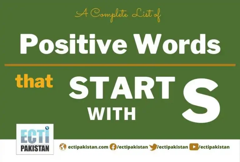 Positive Words That Start With S – Easy Guide 2022