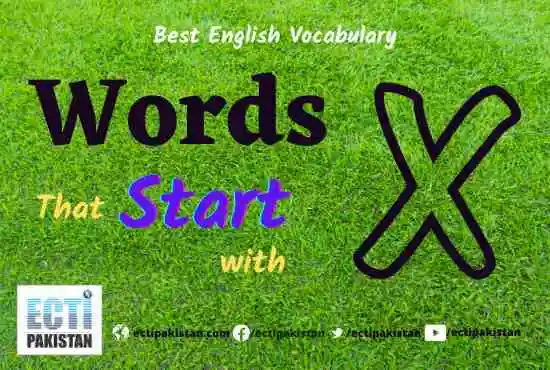 ECTI Pakistan - Words that start with X